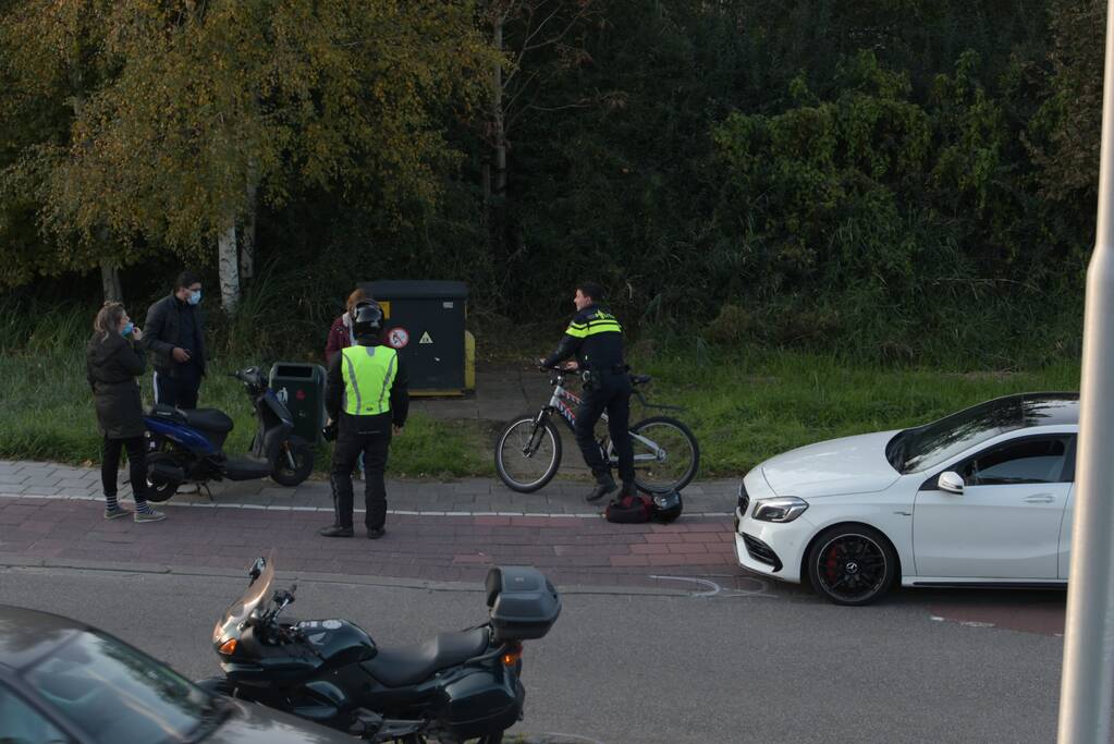 Scooterrijder gewond bij ongeval