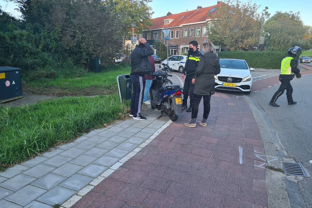 Scooterrijder gewond bij ongeval