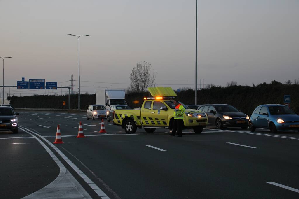 Ravage na botsing tussen twee voertuigen