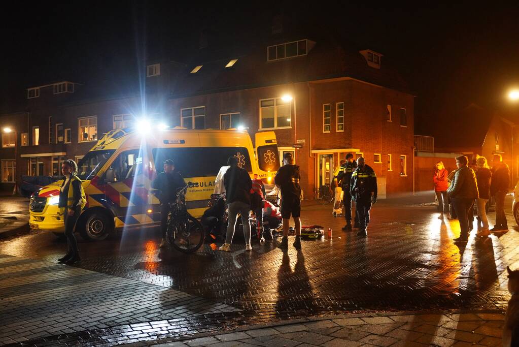 Persoon vlucht na aanrijding met scooter