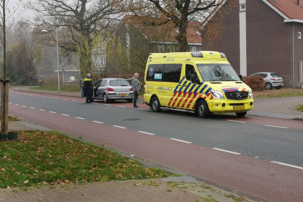 Een gewonde bij kop-staart aanrijding