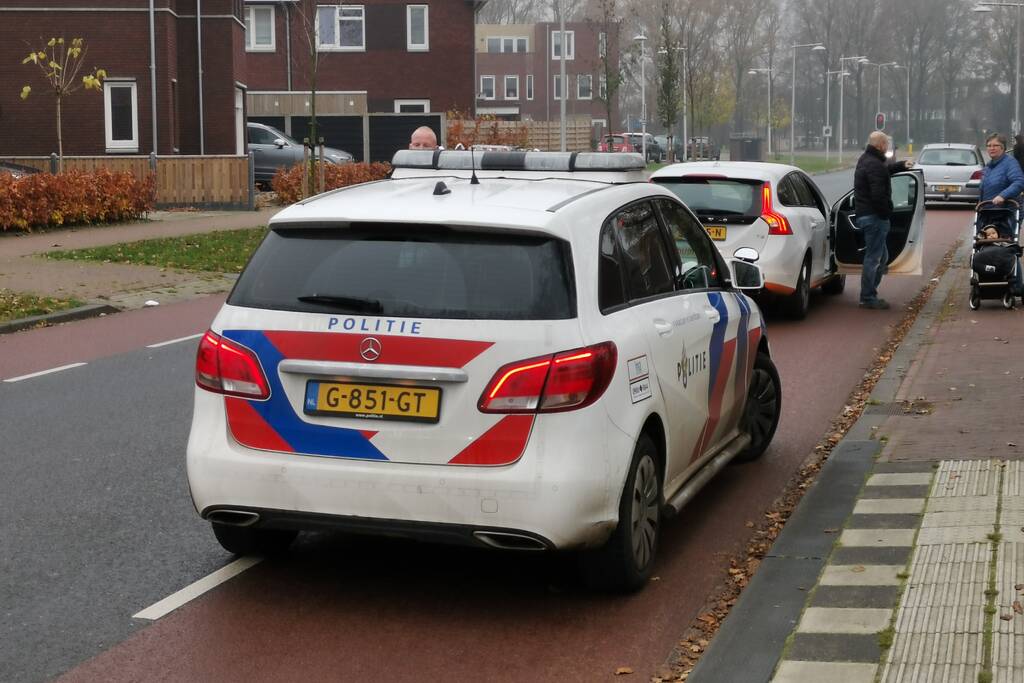 Een gewonde bij kop-staart aanrijding