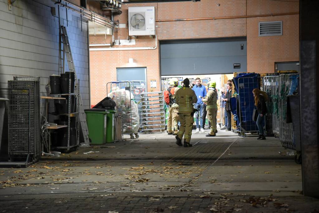 Brandlucht in Albert Heijn blijk houtkachel