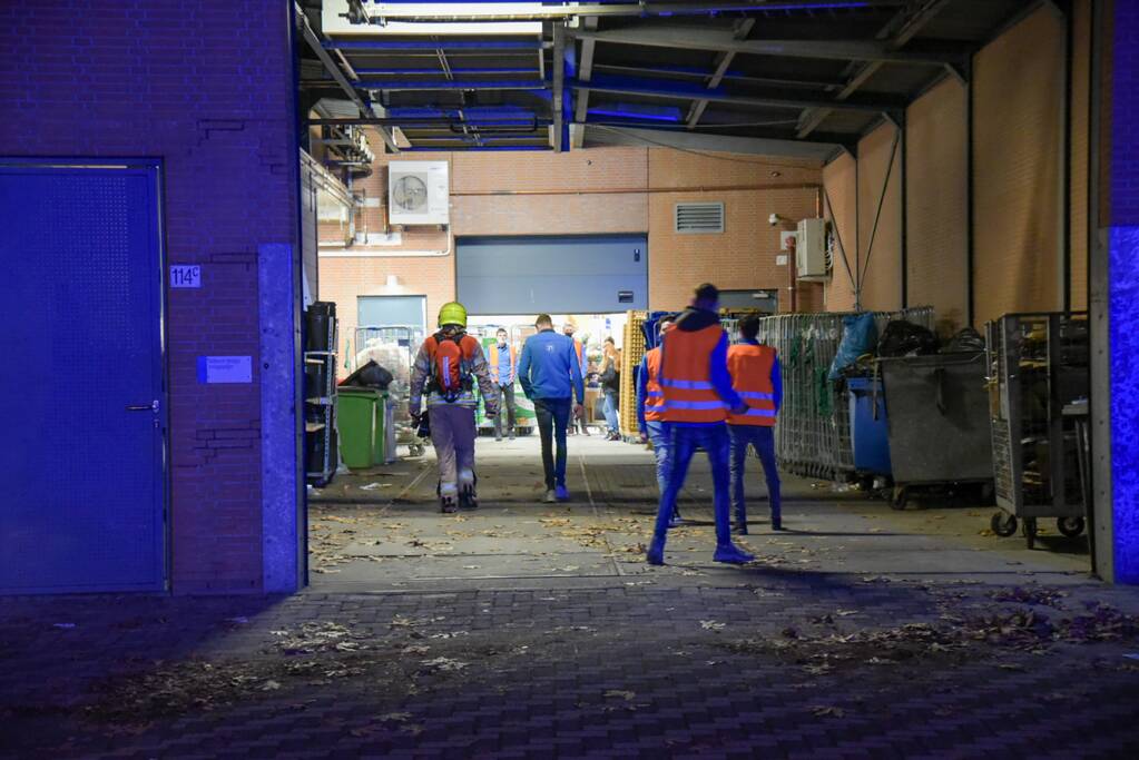 Brandlucht in Albert Heijn blijk houtkachel