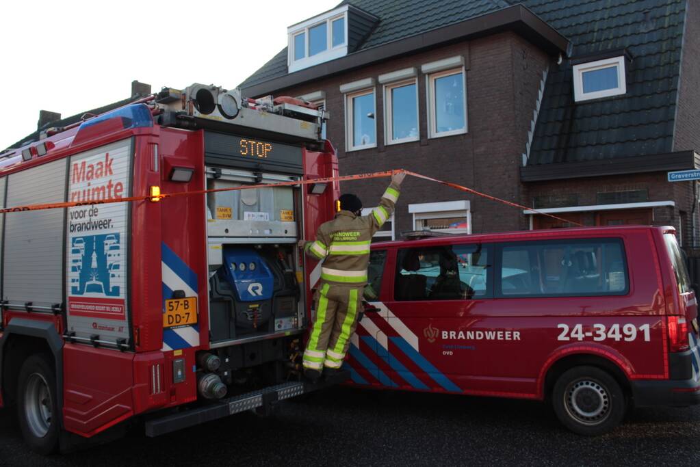 Meerdere woningen ontruimd na gaslucht in leegstaande woning