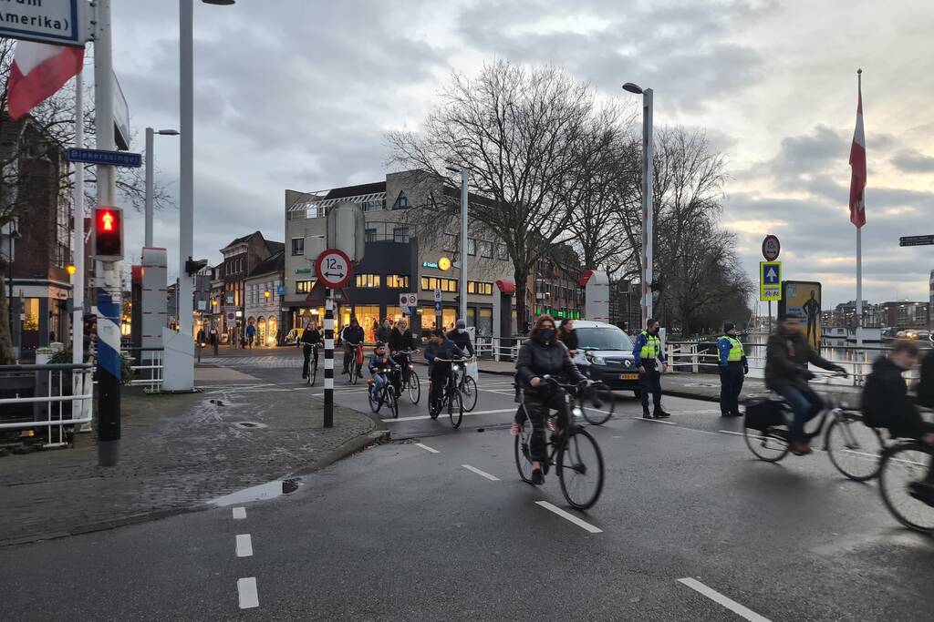 Winkelgebied afgesloten door corona drukte