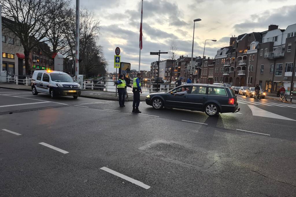 Winkelgebied afgesloten door corona drukte