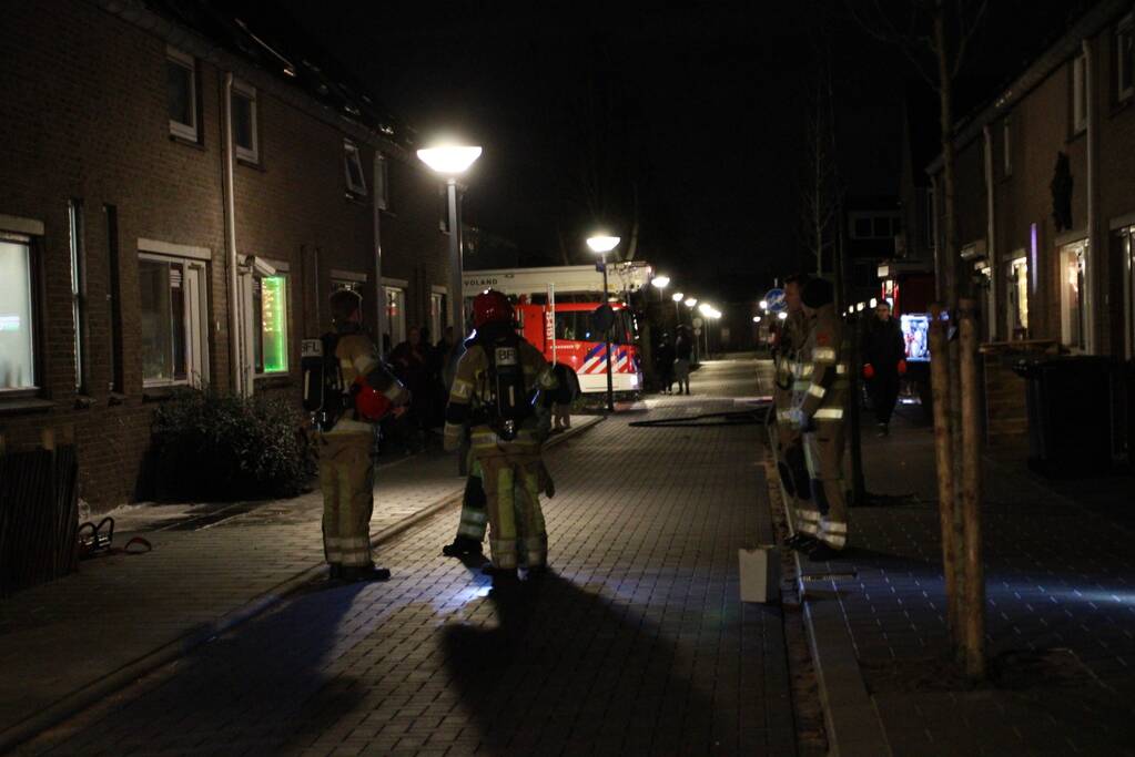 Brand in woning snel geblust