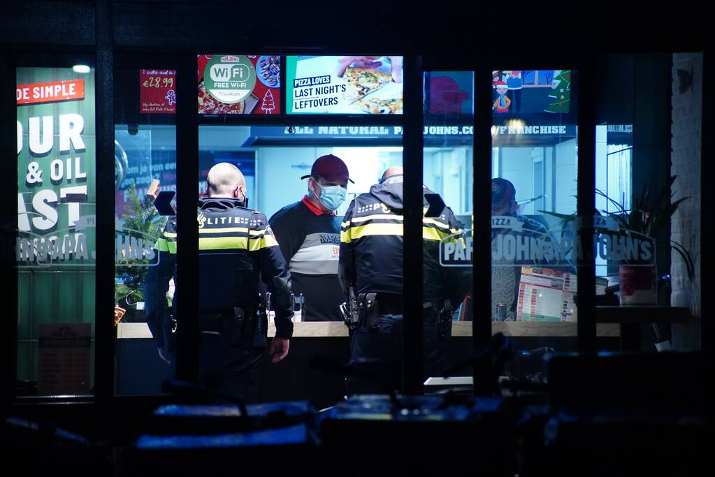 Overval op pizzeria Papa Johns