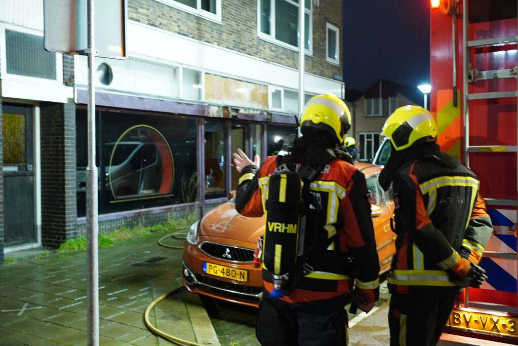 Vuurwerk vernield ruit leegstaande Chinees restaurant