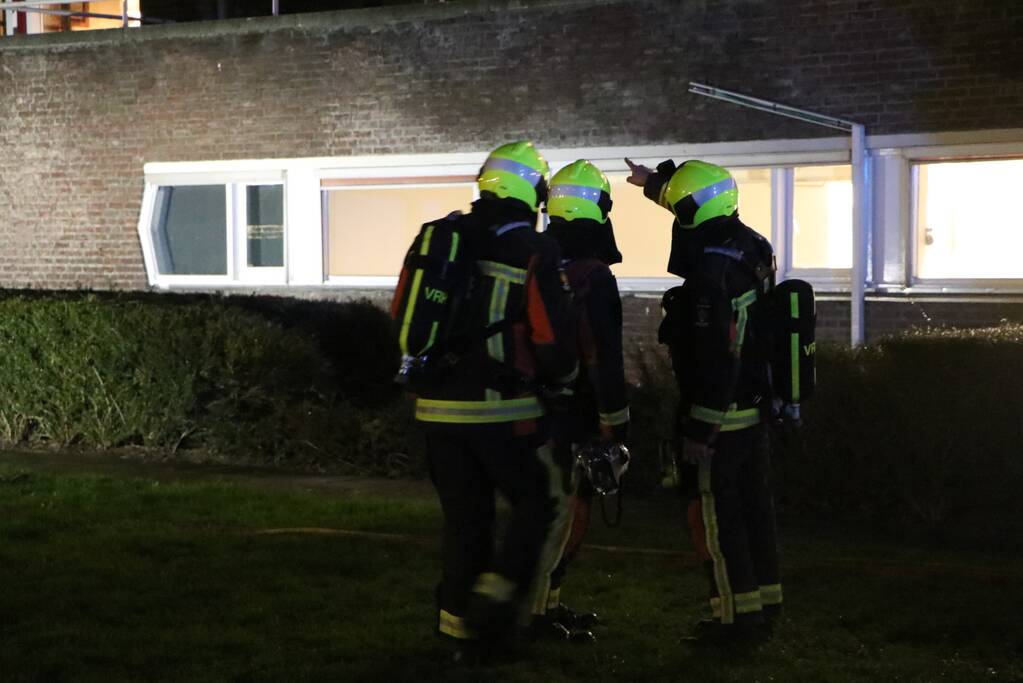 Uitslaande brand in flatwoning