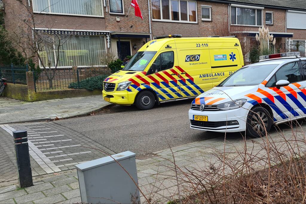 Twee fietsers botsen op elkaar in Skandia