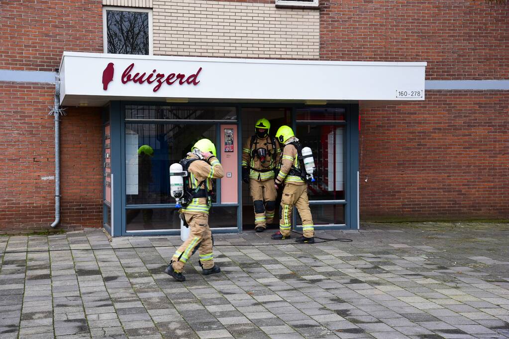 Brand in kelderboxen flatgebouw