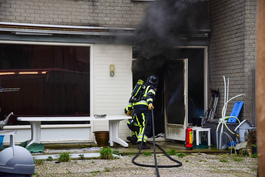 Woning verwoest door uitslaande brand