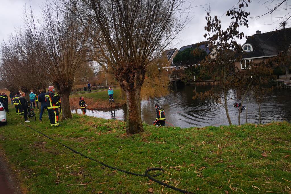 Zoektocht naar mogelijk een persoon te water