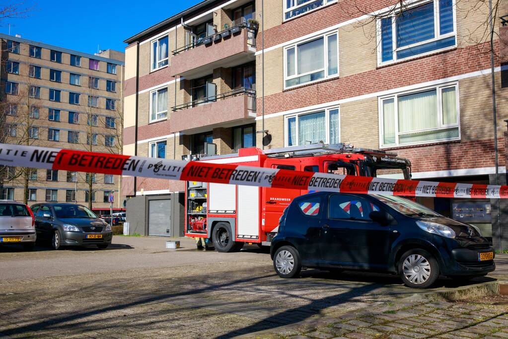 Brand in slaapkamer van flatwoning snel geblust