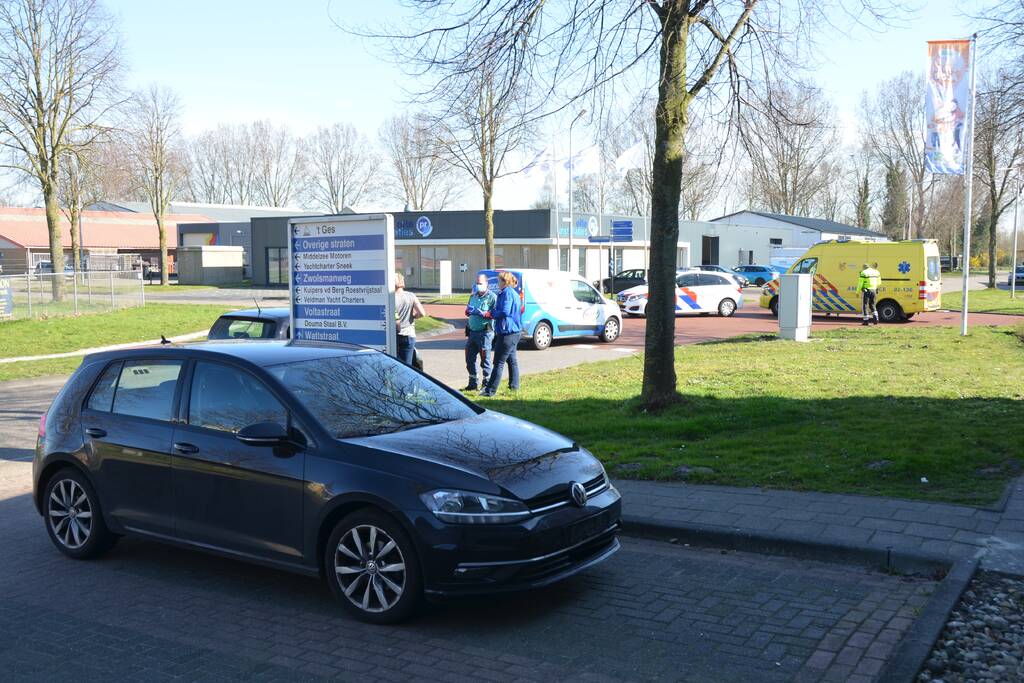 Motorrijder gewond bij verkeersongeval