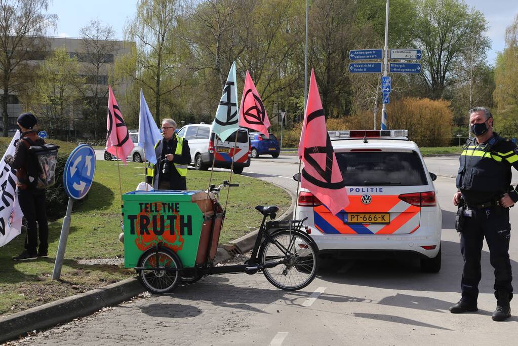 Anti-klimaat demonstratie verloopt rustig