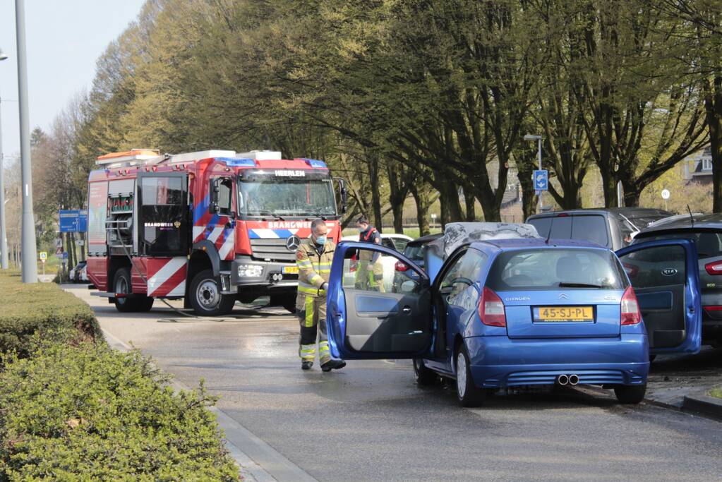 Flinke schade na autobrand