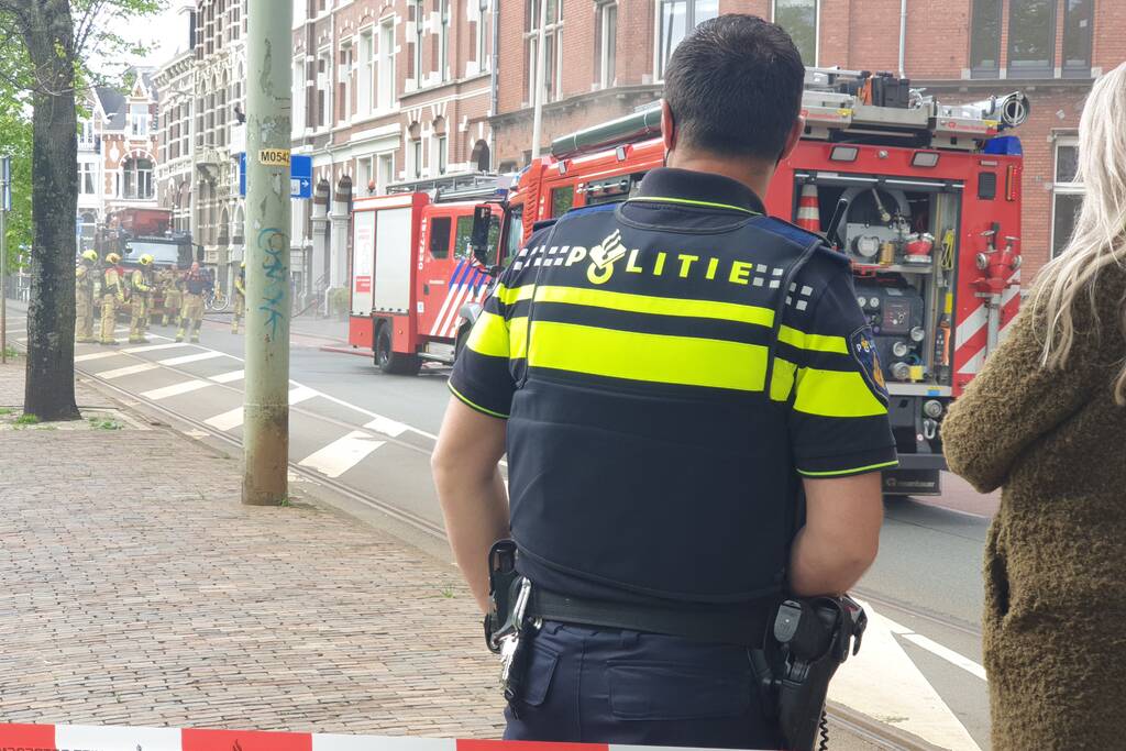 Veel rook door brand in kelder van woning