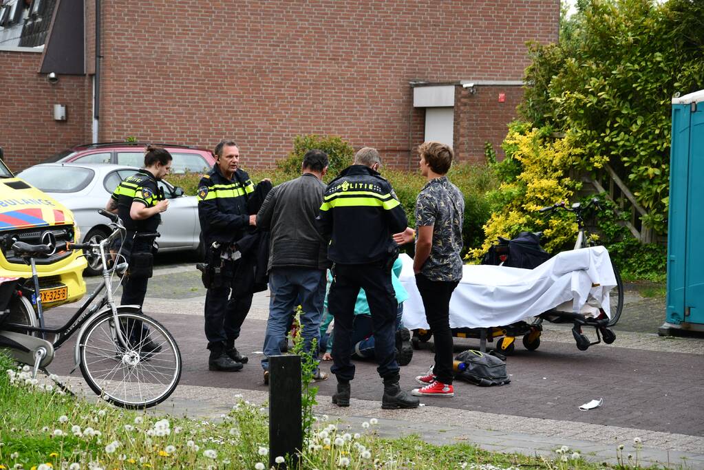 Fiets in de kreukels bij verkeersongeval