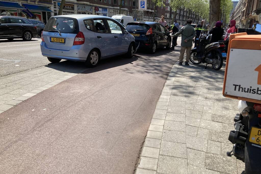 Schade bij kop-staartbotsing