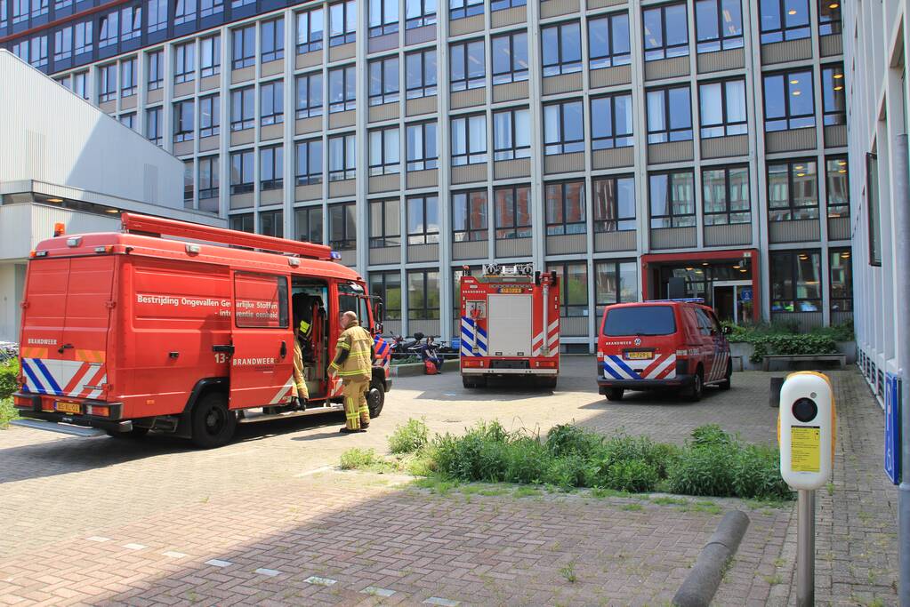 Vreemde lucht waargenomen gebouw VUmc