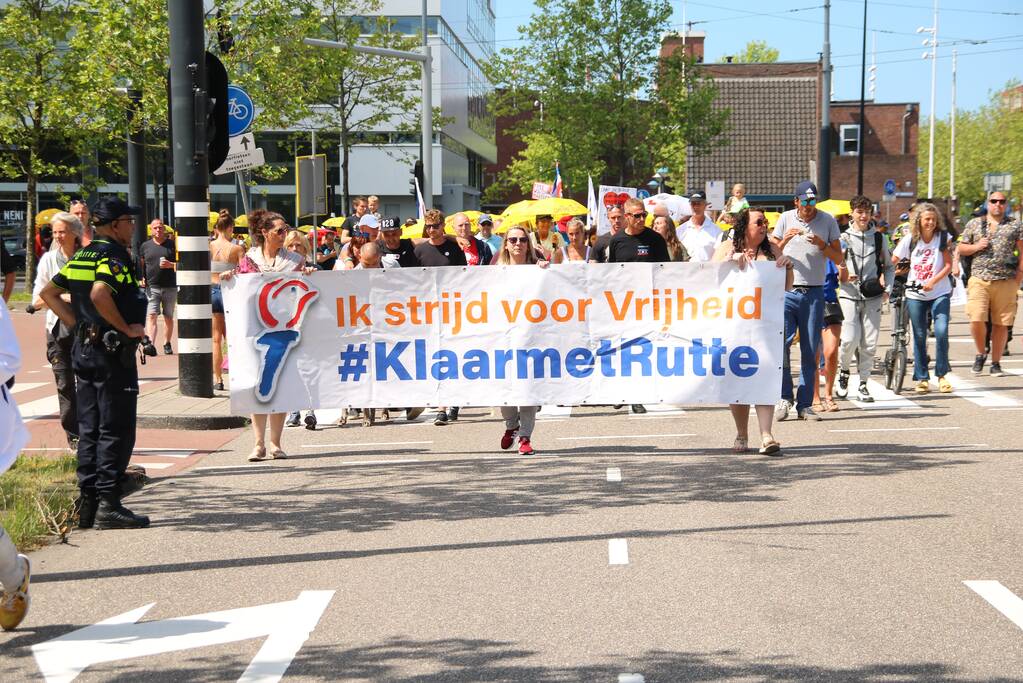 Demonstratie Walk of Freedom door stad