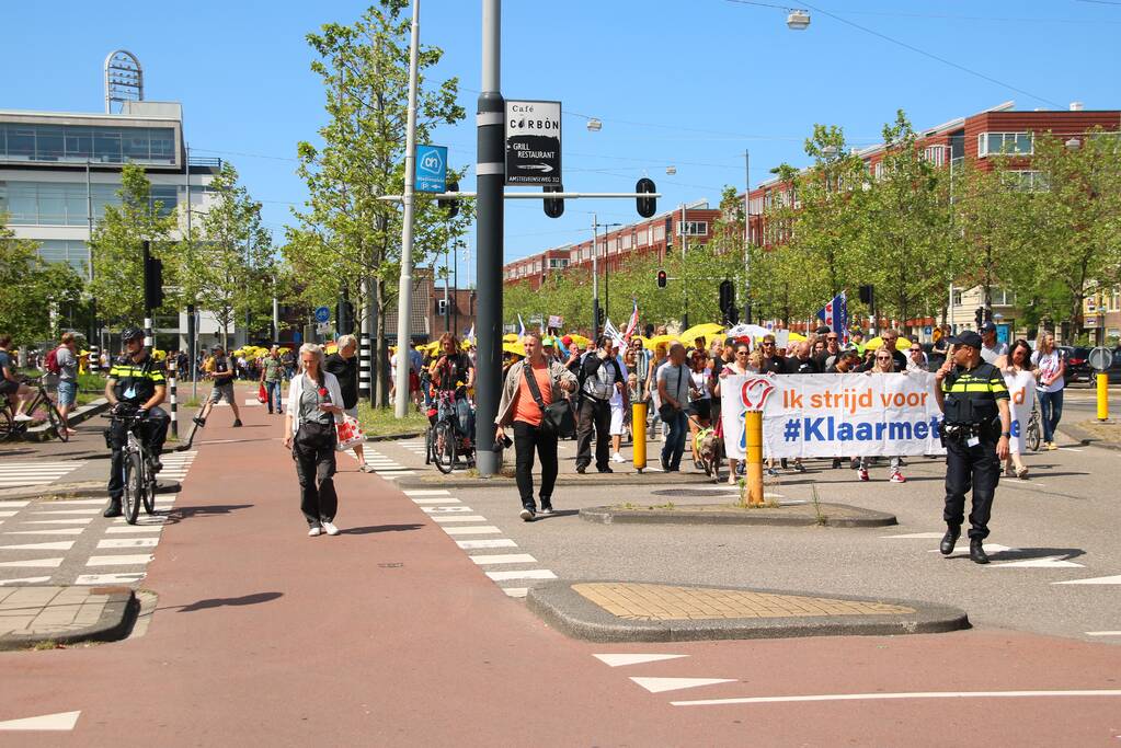 Demonstratie Walk of Freedom door stad