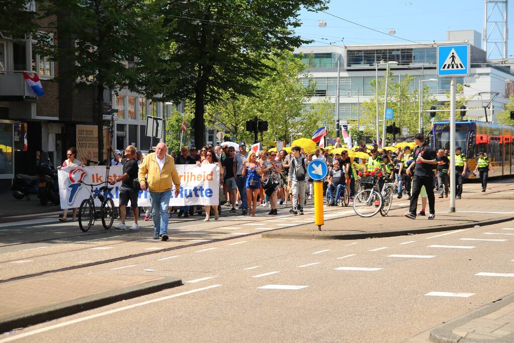 Demonstratie Walk of Freedom door stad