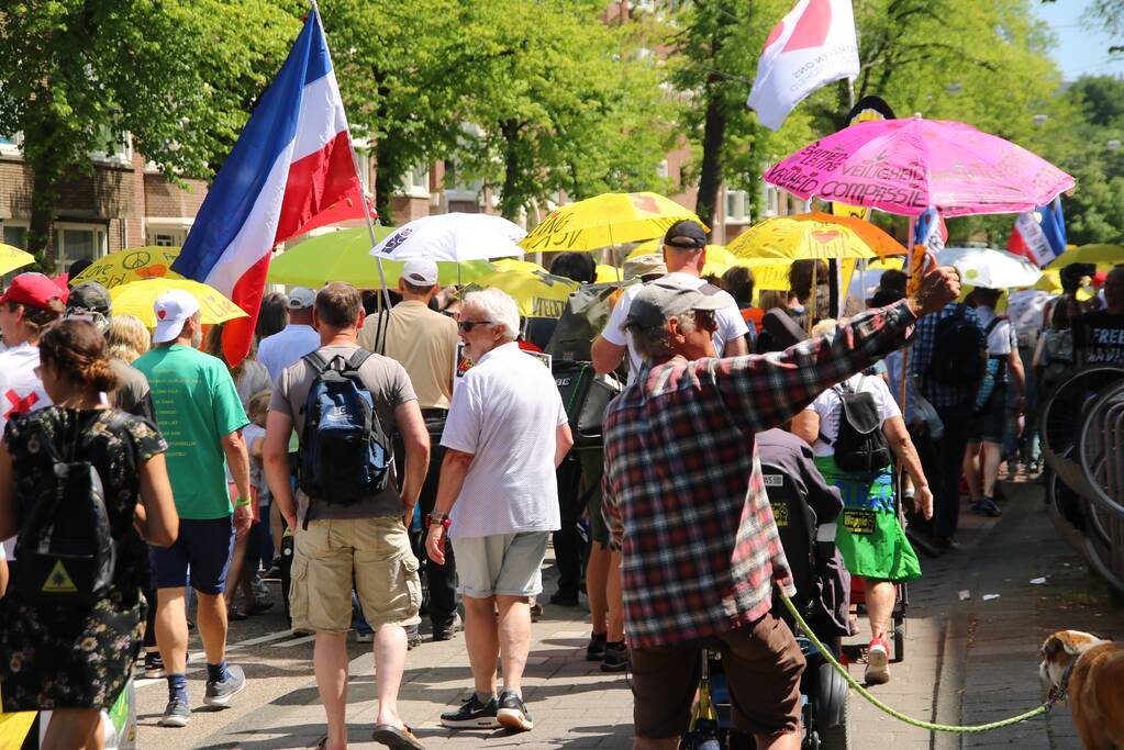 Demonstratie Walk of Freedom door stad