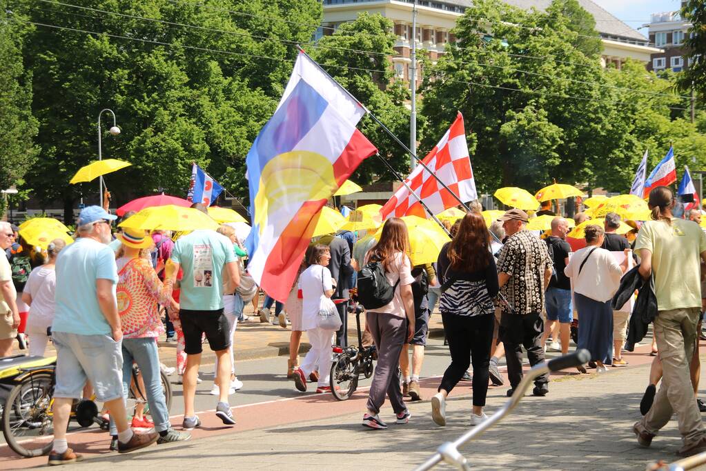 Demonstratie Walk of Freedom door stad