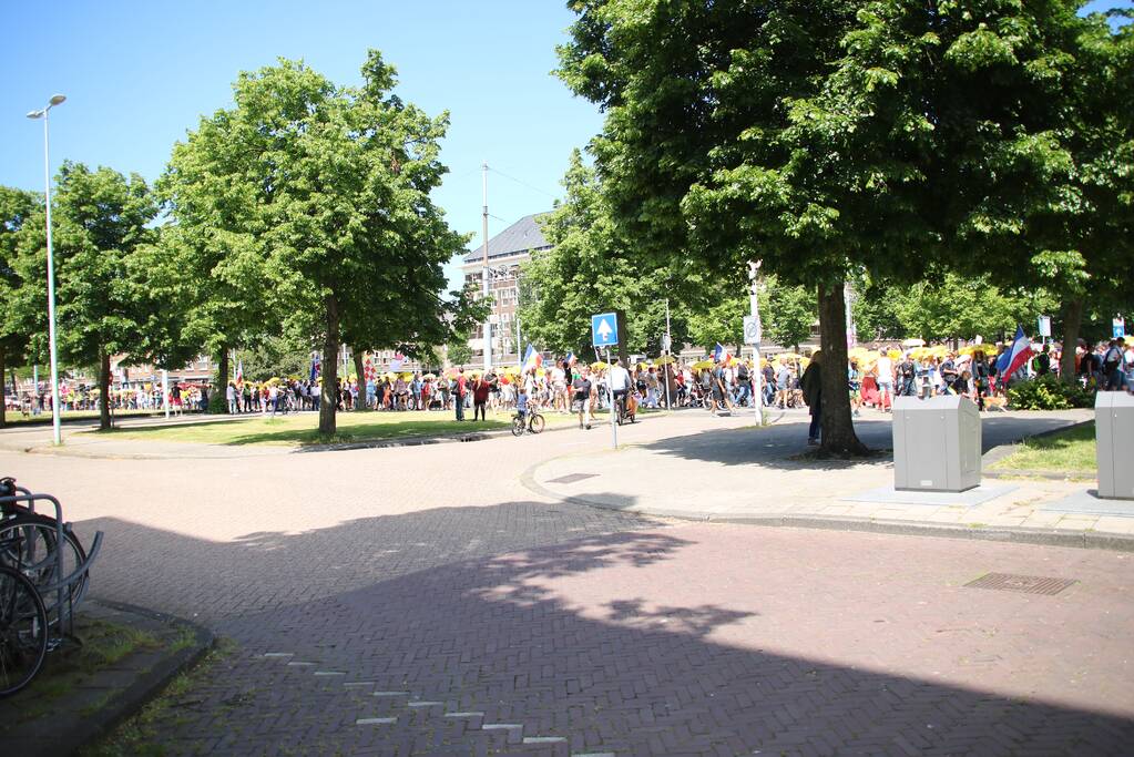 Demonstratie Walk of Freedom door stad