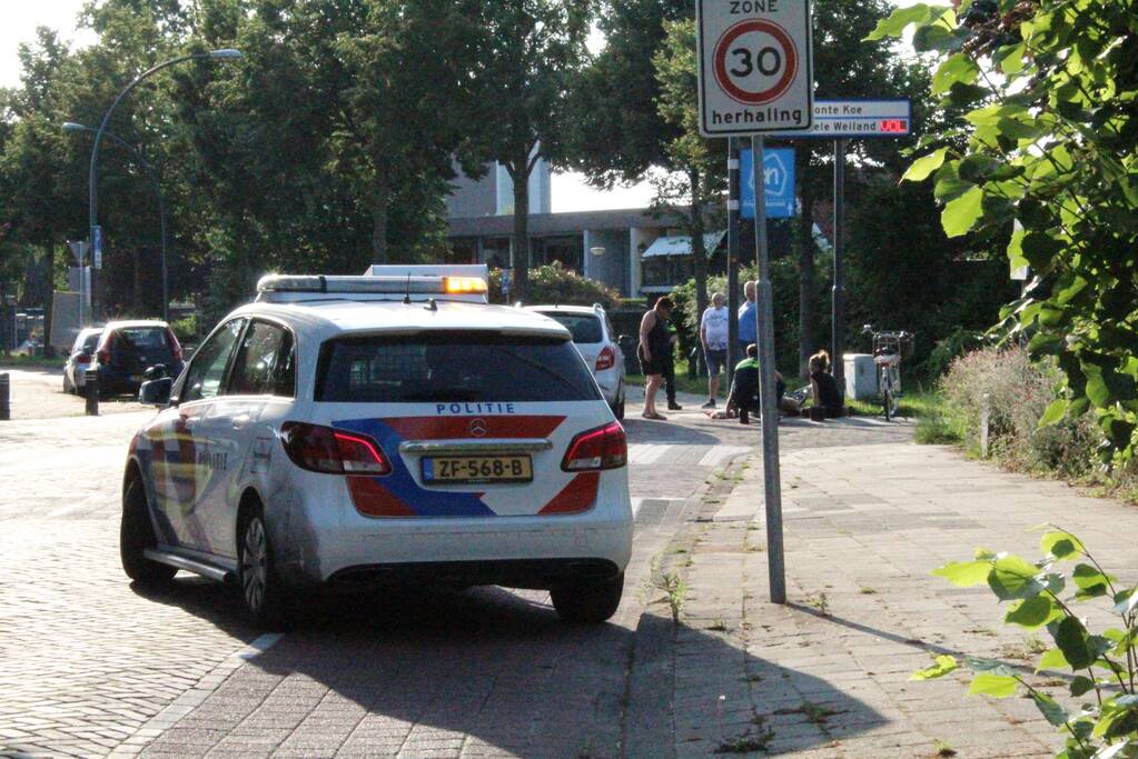 Botsing tussen fietser en personenauto