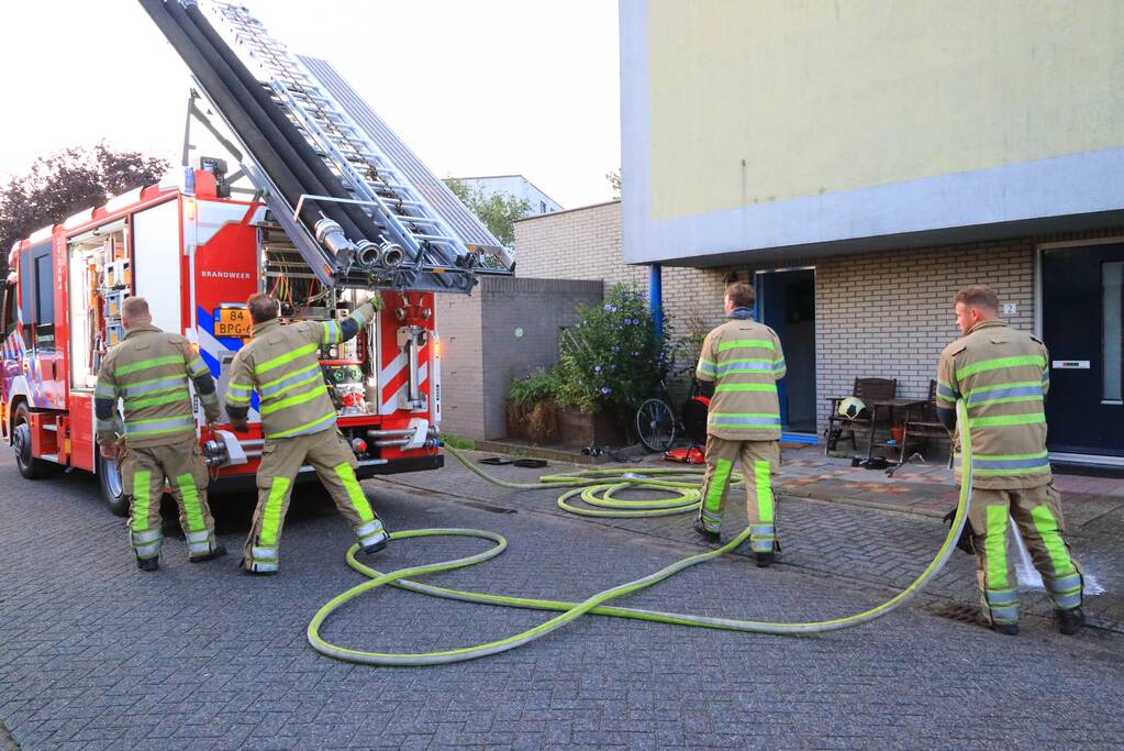 Woning geventileerd na brand