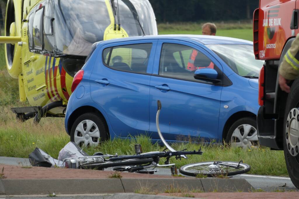 Traumahelikopter ingezet bij ernstig ongeval