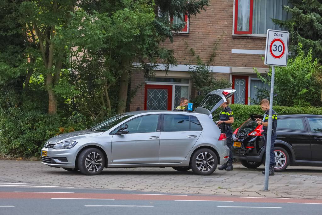 Leswagen betrokken bij aanrijding met fietsster