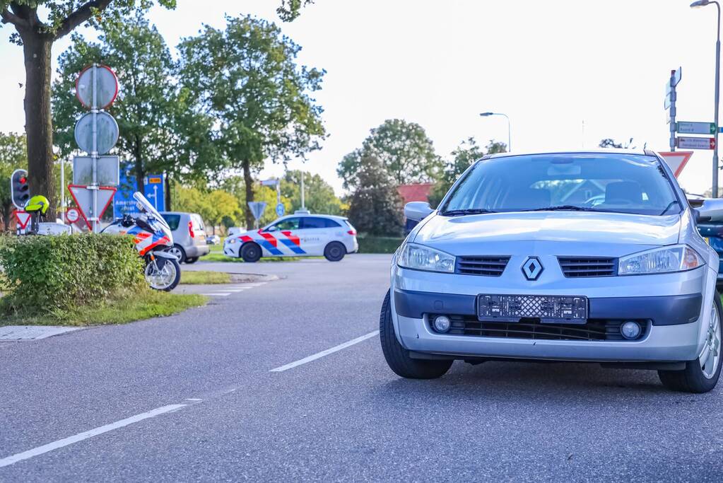 Twee auto's betrokken geraakt bij kop-staart ongeval