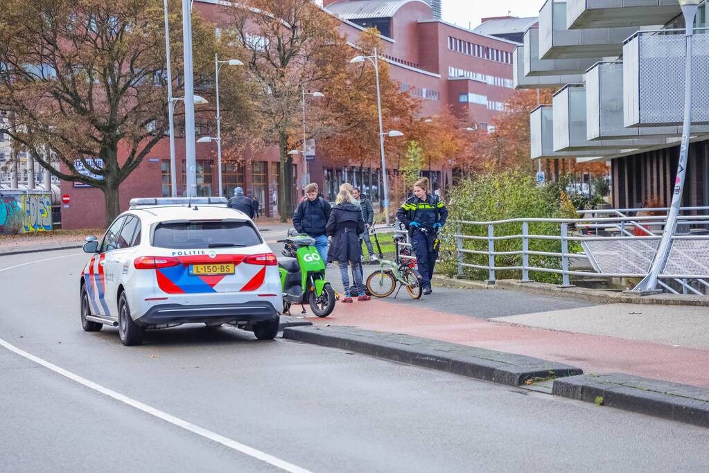 Go Sharing-scooter betrokken bij botsing op fietspad