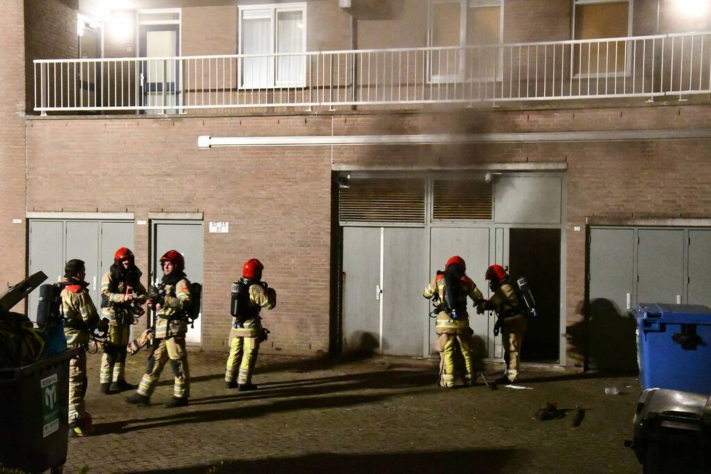 Veel rookontwikkeling bij brand in restaurant