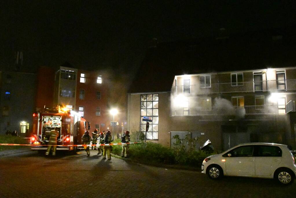 Veel rookontwikkeling bij brand in restaurant