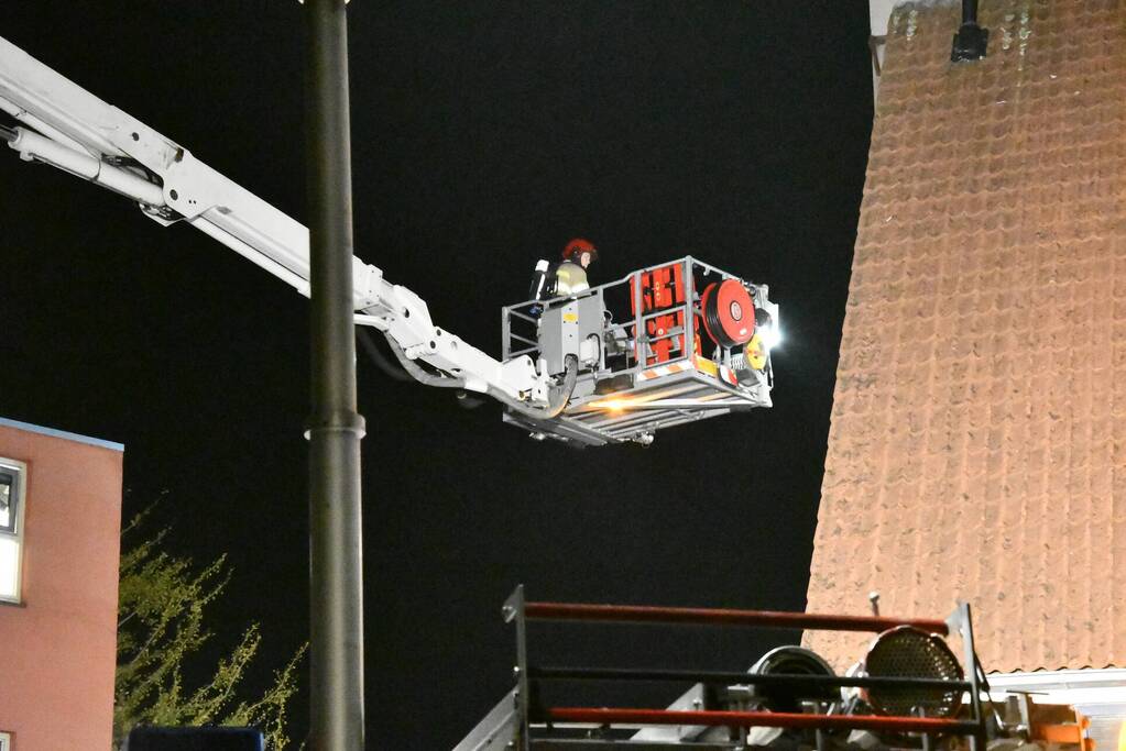 Veel rookontwikkeling bij brand in restaurant