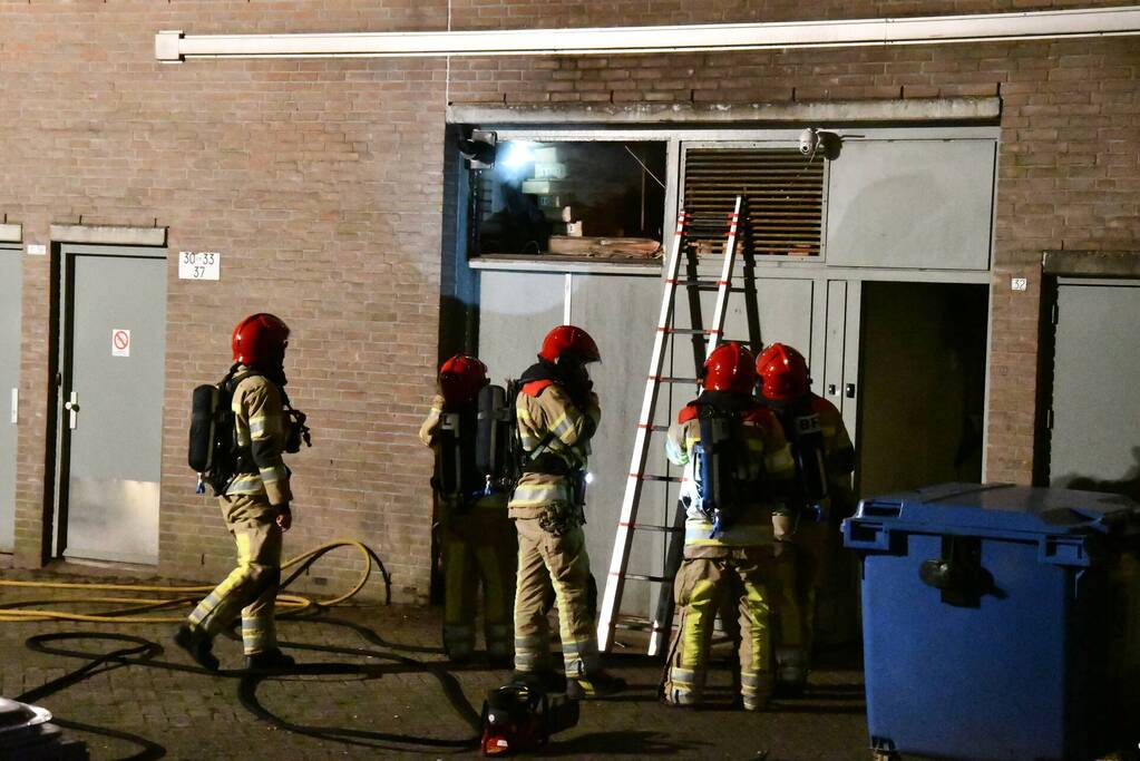 Veel rookontwikkeling bij brand in restaurant