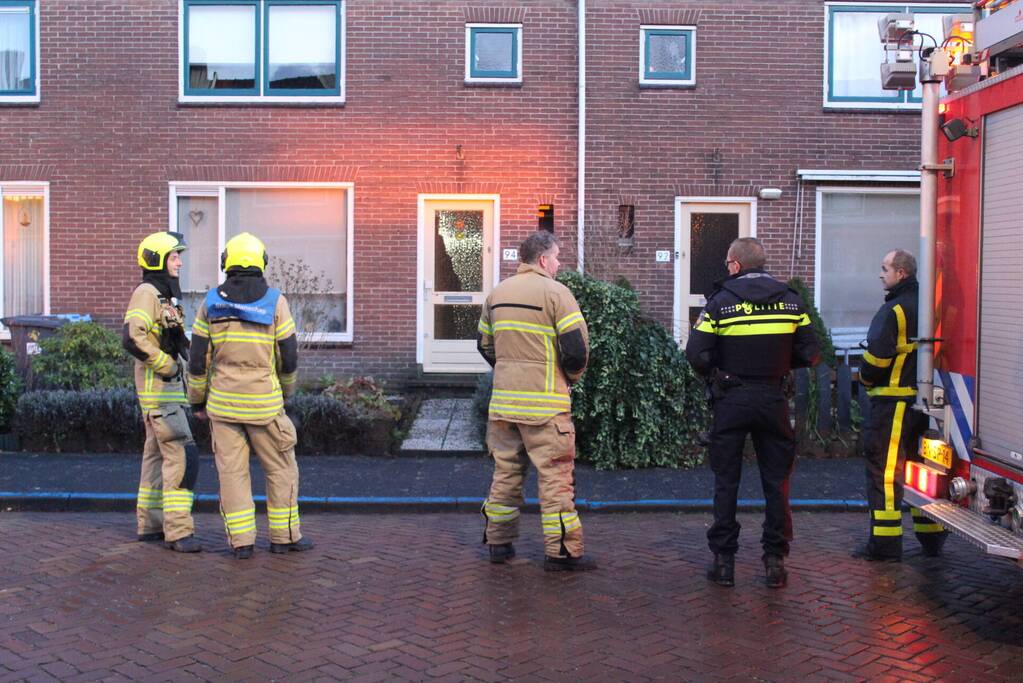 Brandweer doet onderzoek naar gaslucht