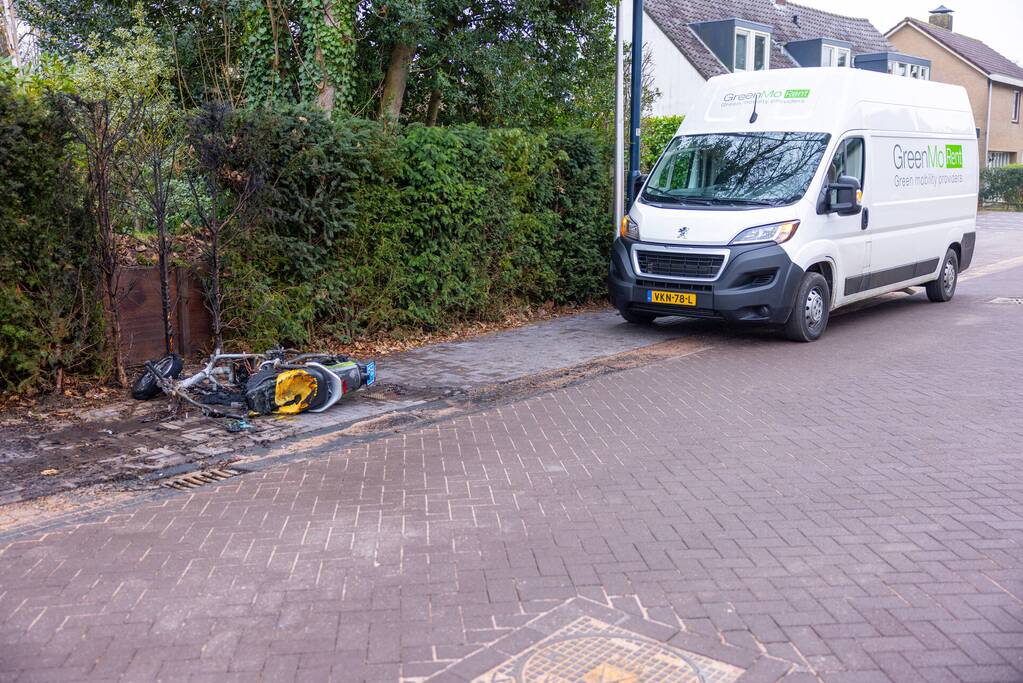 Tweede deelscooter in een week tijd in brand