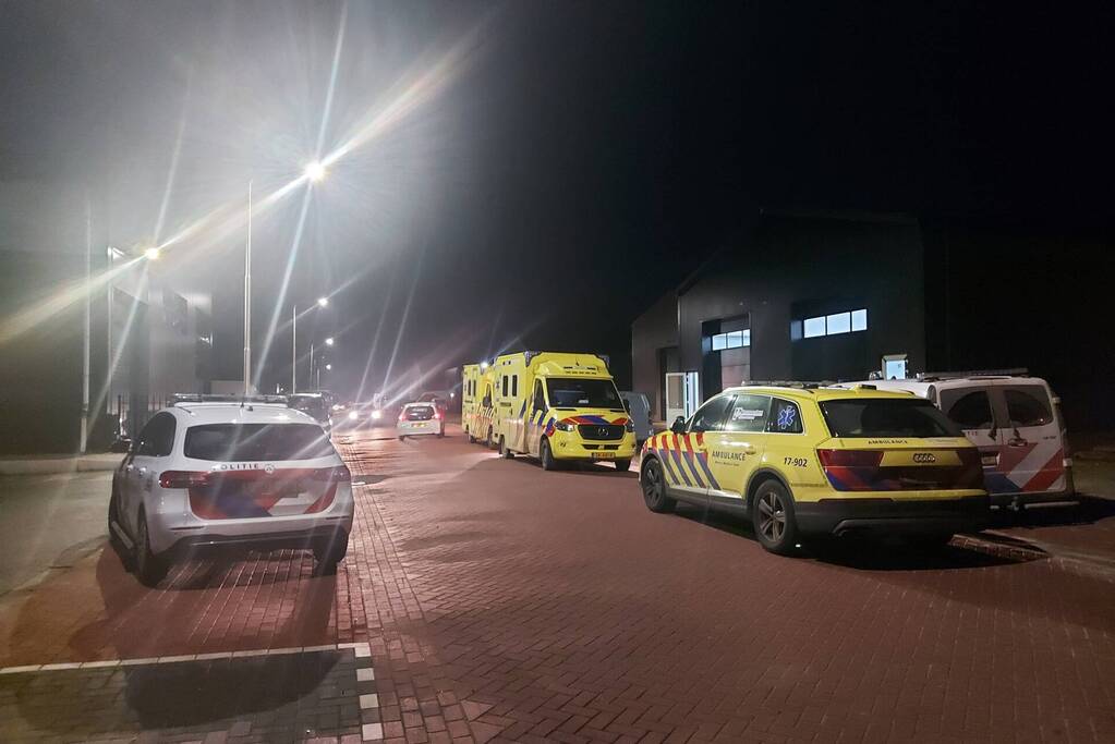 Gewonde na ongeval in loods