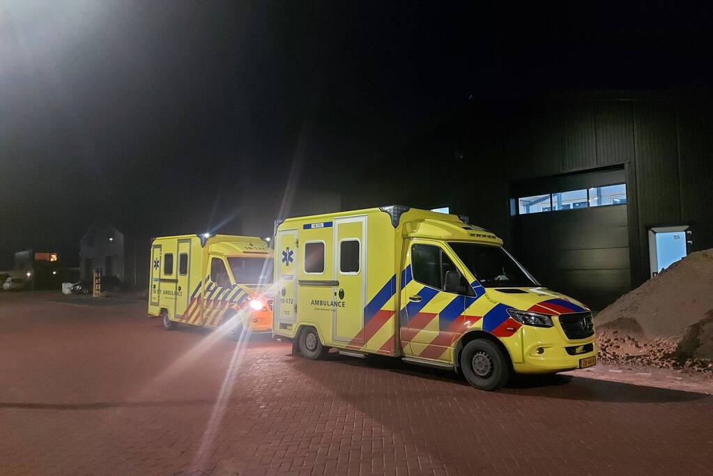 Gewonde na ongeval in loods