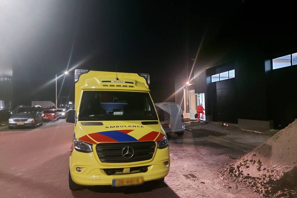 Gewonde na ongeval in loods