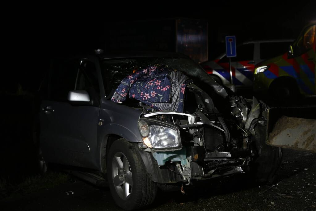 Gewonden bij aanrijding tussen tractor en auto