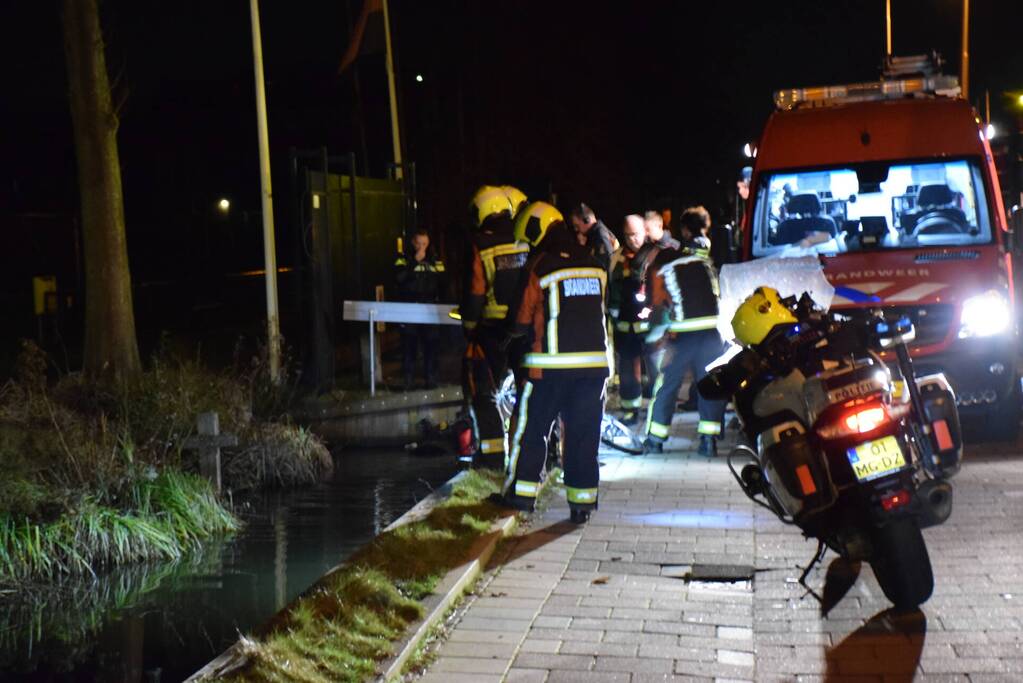 Hulpdiensten onderzoeken sloot na onbeheerde fiets